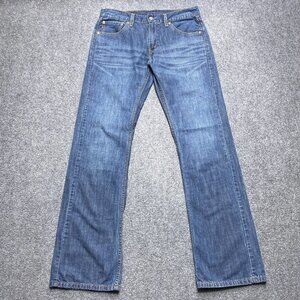 Levis 527 Jeans Mens 33x34 Blue Slim Fit Bootcut Medium Wash Tag 33x34